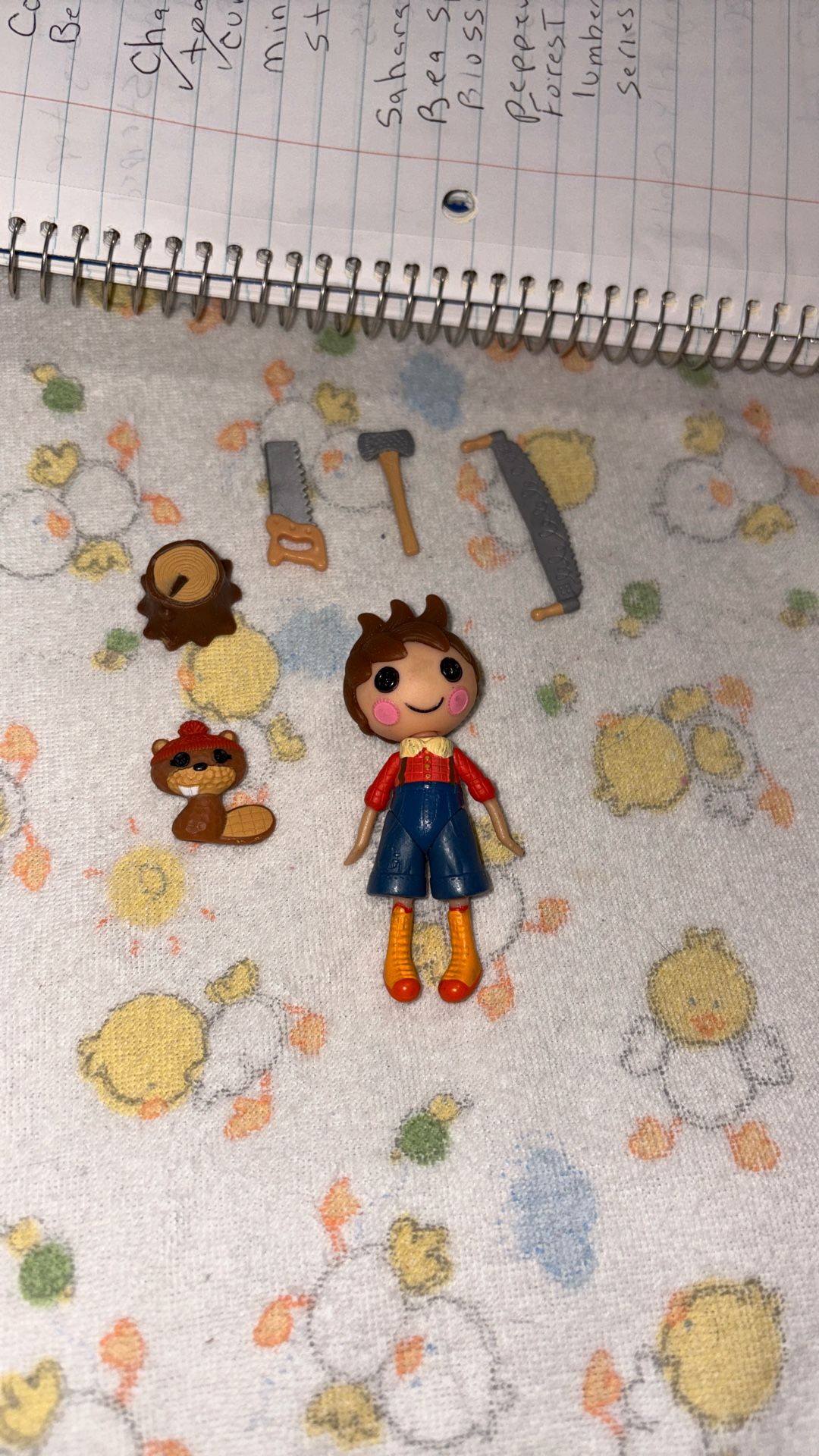 Lalaloopsy Mini Doll Rare Forest Evergreen Lumberjack Series 5. Number Eight