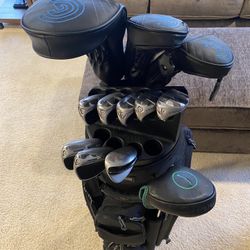 Full Set Of Cleveland Launcher XL Halo Golf Clubs