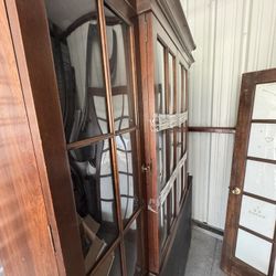 Two Piece China Cabinet