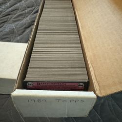 1989 Tops Baseball Trading Card Set. 792 Cards. Excellent Condition 