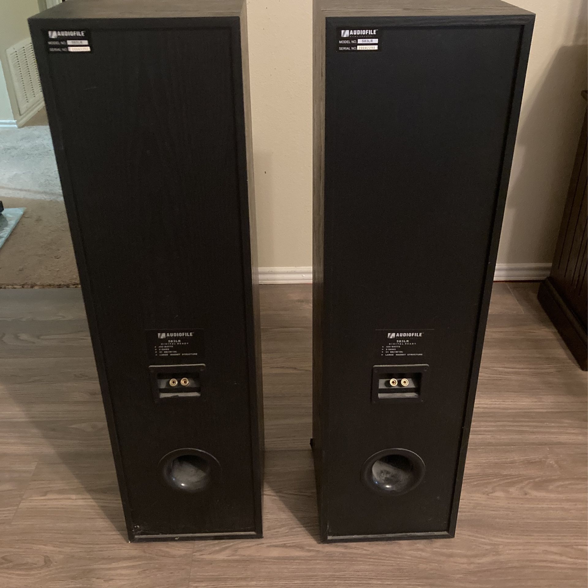 Speakers Audiofile 583L Home Theatre Tower Speakers for Sale in Helotes