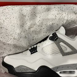 Jordan 4 White Cement-Brand New-Size 8