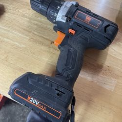 Wen 20v Cordless Drill  Come with battery only 