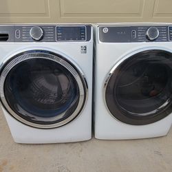 GE UltraFresh Front Load Washer & Dryer Set - Tested & Working - UltraFresh Vent!