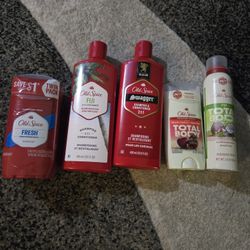 Old Spice Bundle Shampoo+Conditioner, Body Spray, Deoderants 
