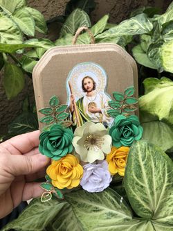 Virgencita En Madera 
