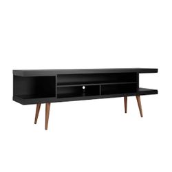 70" 5-Shelf TV Stand for TVs up to 65" in Black