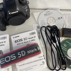 Canon EOS 5D Mark IV 30.4MP Digital SLR Camera - Black