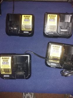 DeWalt chargers $10 each if you're reselling them I'll give you 20 of them for $100