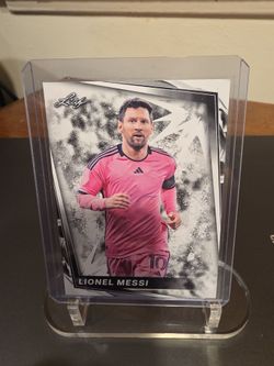 Lionel Messi Leaf Trading Card