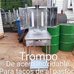 Trompos Taqueros De Al Pastor Electricos Para Girar Y Manuales 