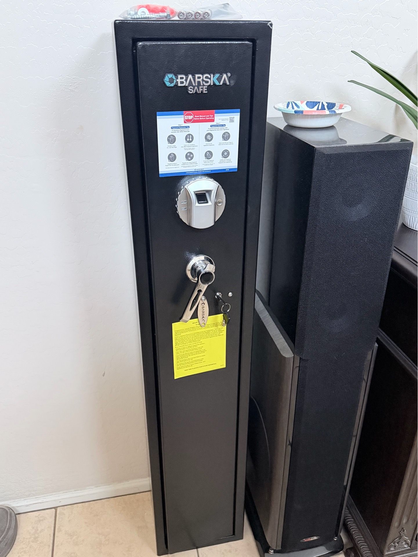 Barska safe with finger print