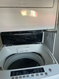 Apartment size washer and dryer