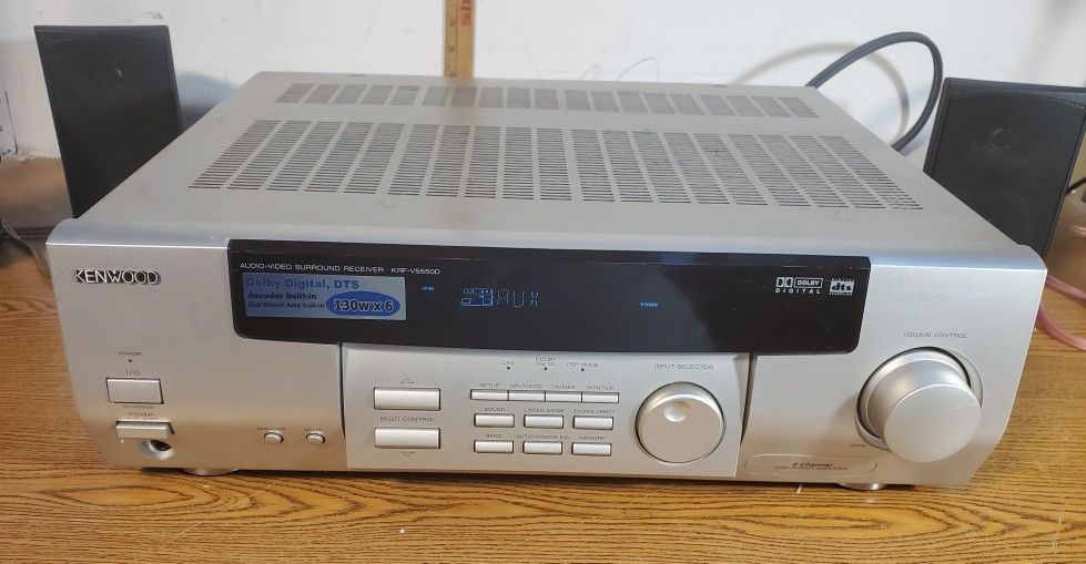 Kenwood KRF-V5550D Audio Receiver 135 Watts/6.1 Channel Watch Video Demo