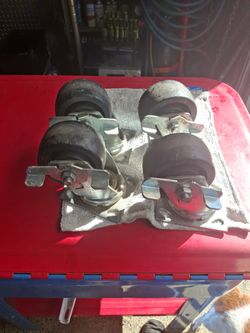 4"X2" Faultless Heavy Duty Casters Set Of 4 