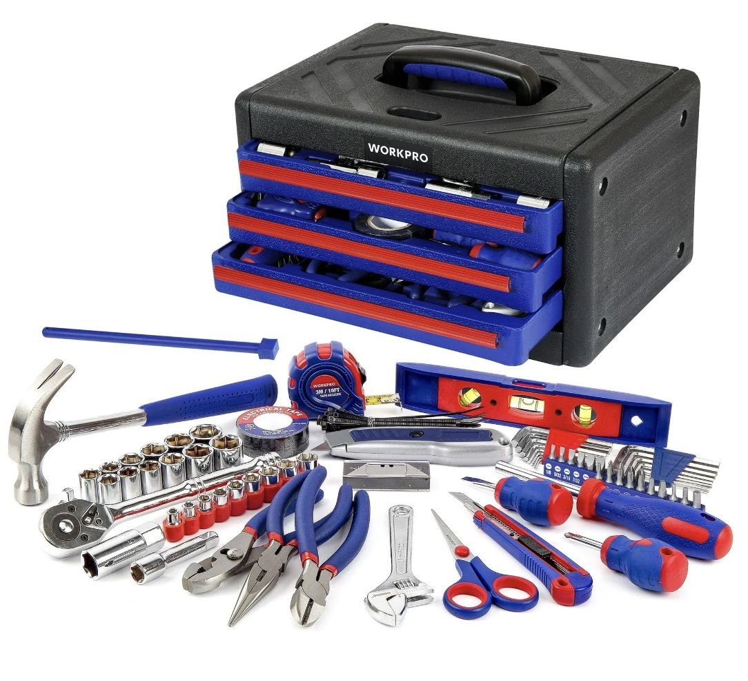 Workpro Toolset Kit 125 Piece Set In Box See Pictures Attached