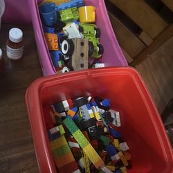 2 tubs of legos $50