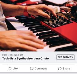 Tecladista Synthesizer  Para Cristo 