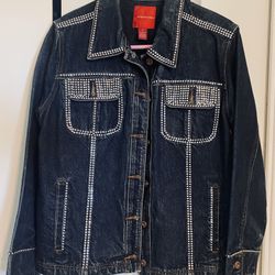 Rhinestone Jean Jacket Women’s 