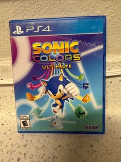 Sonic colors ultimate ps4 game