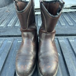 Irish Setter by Red Wing 83904 Work Boots - Men’s 9.5D Aluminum Toe Pull-On - Good Used Condition