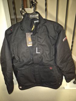 ARIAT FRC BLACK INSULATED ZIP UP JACKET 