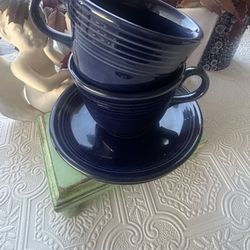 Fiesta Cups & Saucers (Set Of 2)