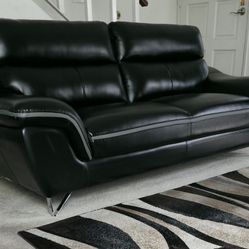 Excellent Black Leather Contemporary Sofa