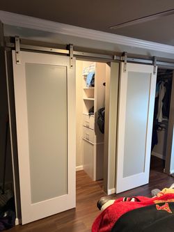 Sliding Barn Door Set with Hardware