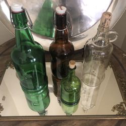Collection Of Vintage Bottles