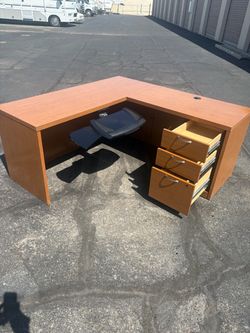 Nice L-Shaped Desk-$65