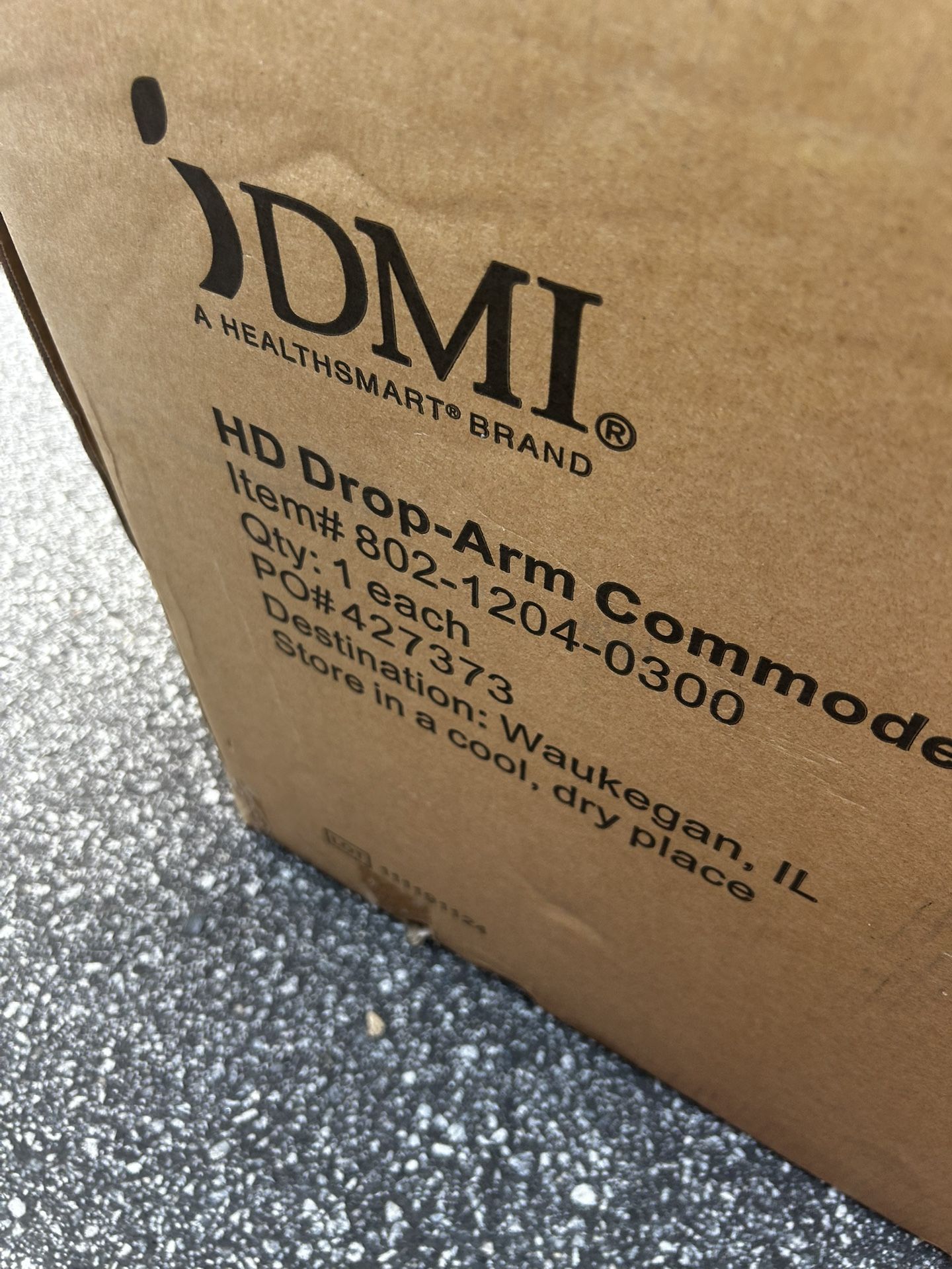DMI Bariatric Drop Arm Commode / Toilet