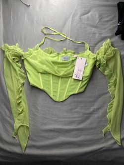 Oh Polly Sleeve Corset Top