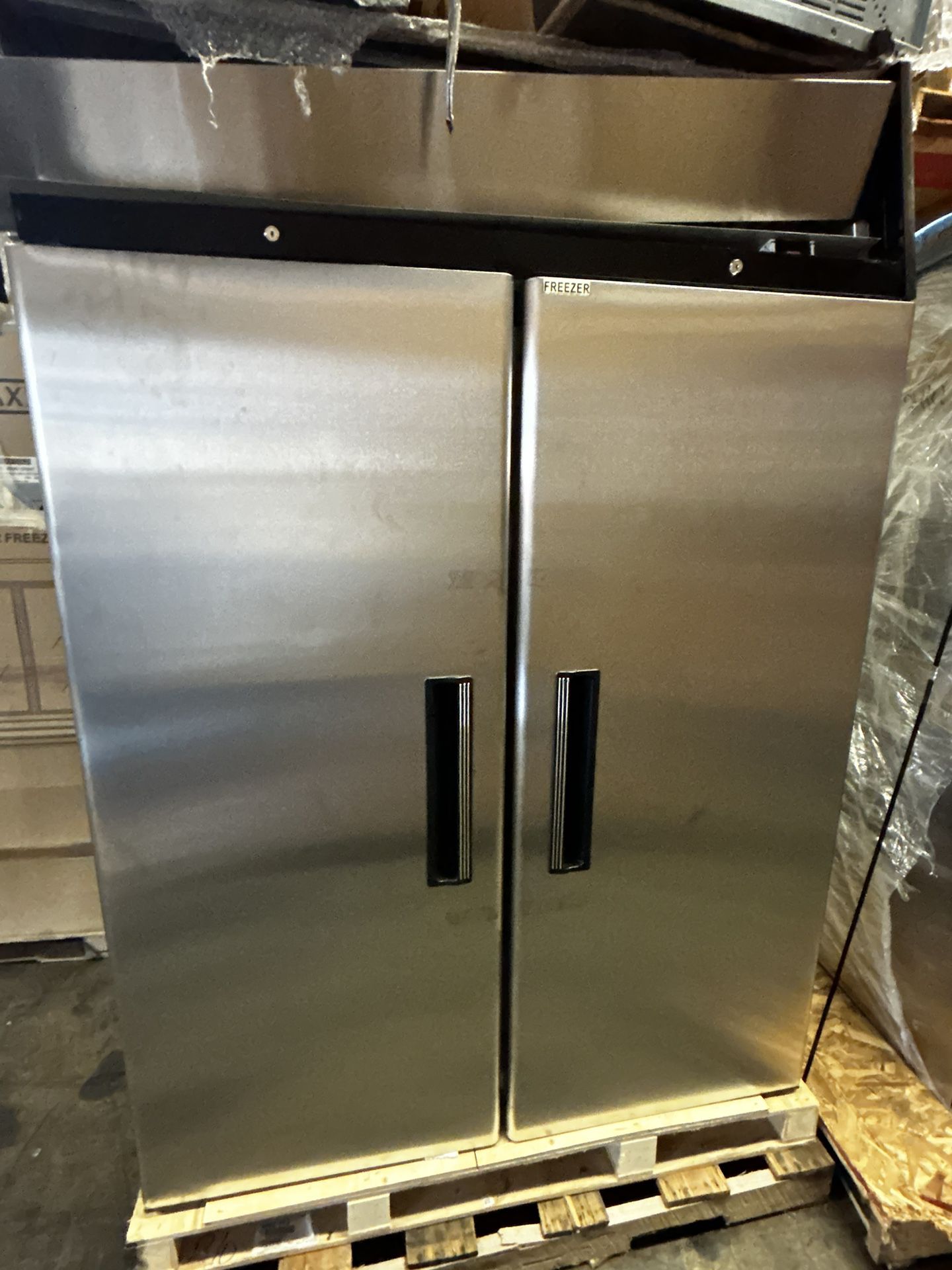 Freezer Reach In Two Door Stainless Steel