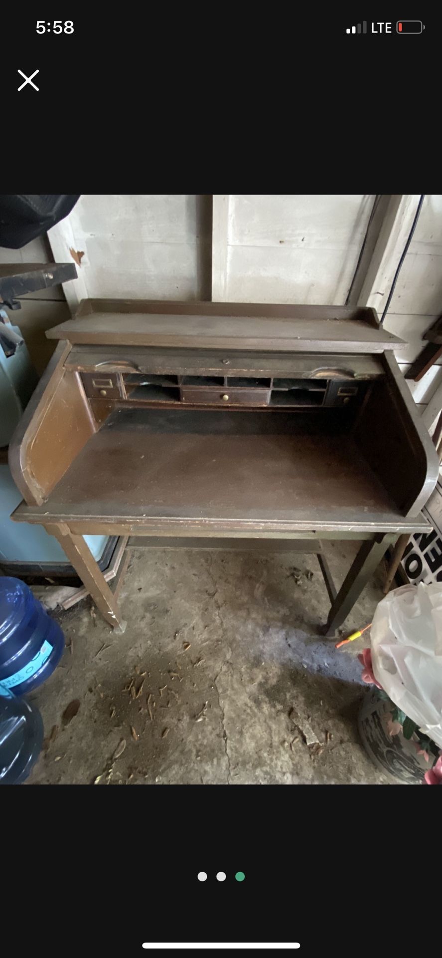 Antique Roll up Desk (Free Come Get It)