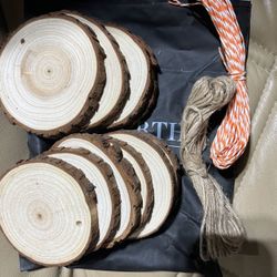 10 Pcs 3.5-4.0 inches Craft Unfinished Wood kit