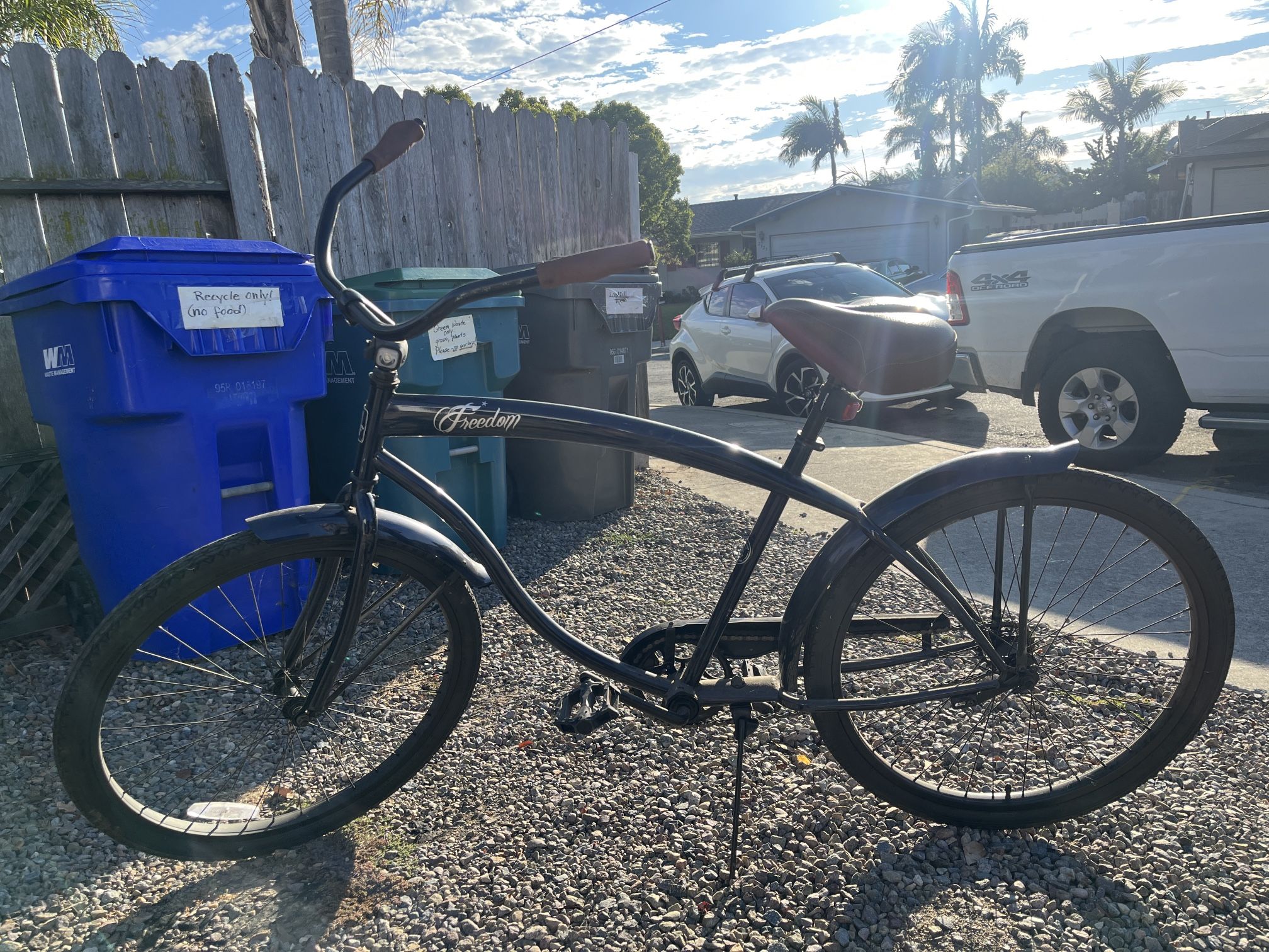 Beautiful Blue Beach Cruiser