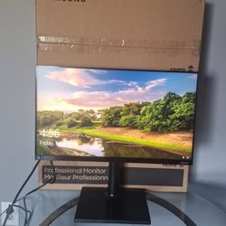 Dual Screen brand new 24" Samsung Business Monitor HD with Tilting Stand