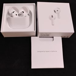(Open Box Never Used) AirPods 4th  Generation Earbuds Bluetooth Wireless 