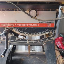 Sears/ Craftsman 12 Inch Table Saw 