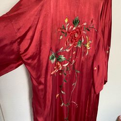 Beautiful Vintage Red Robe