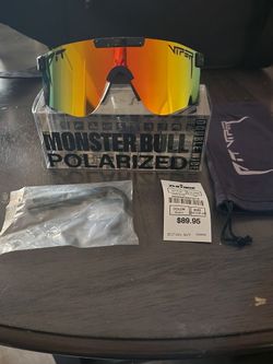 Brand New Pit Vipers Double Wide Monsterbull Polar Guy