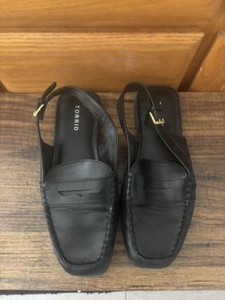 Torrid Black Slingback Loafers – Women’s Size 9 – Like New – $20 OBO