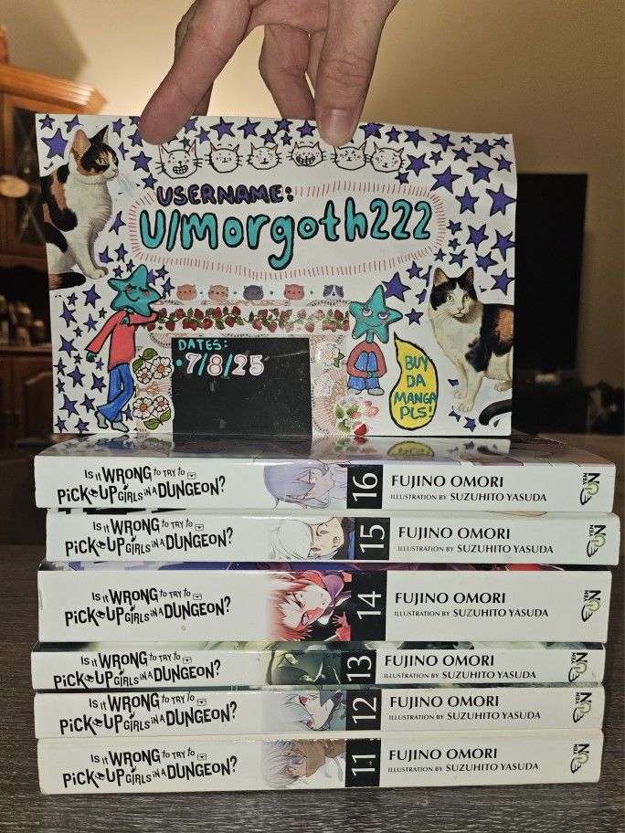 Danmachi Light Novel Lot