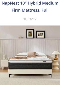 New FULL Size 10" Hybrid Medium Firm Mattress