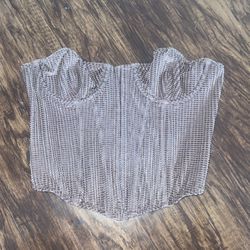 Brown Urban Outfitters Corset Top 