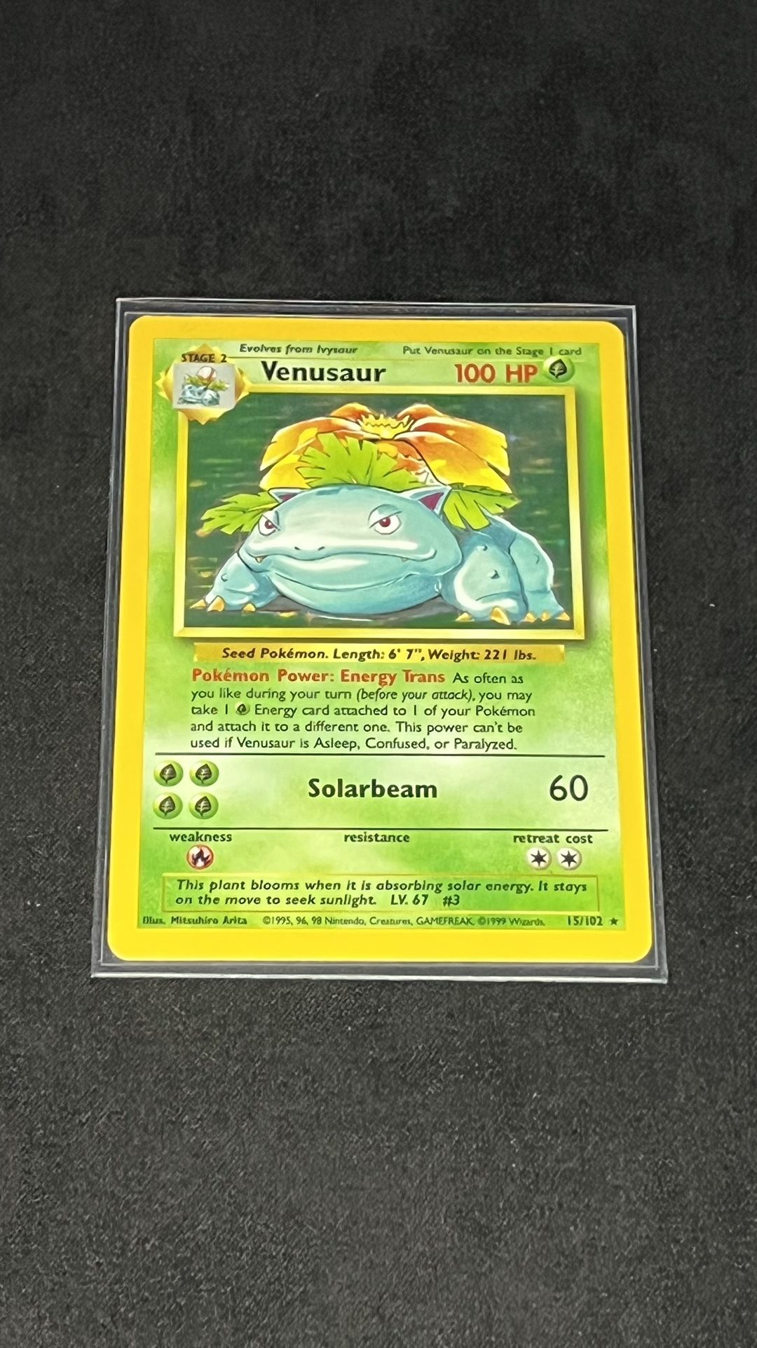 VENUSAUR 15/102 UNLIMITED
