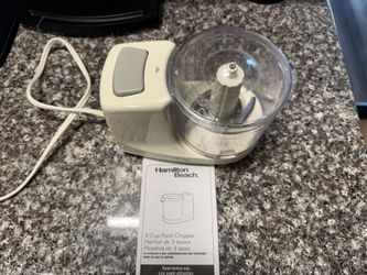 HAMILTON BEACH 3 CUP FOOD CHOPPER 