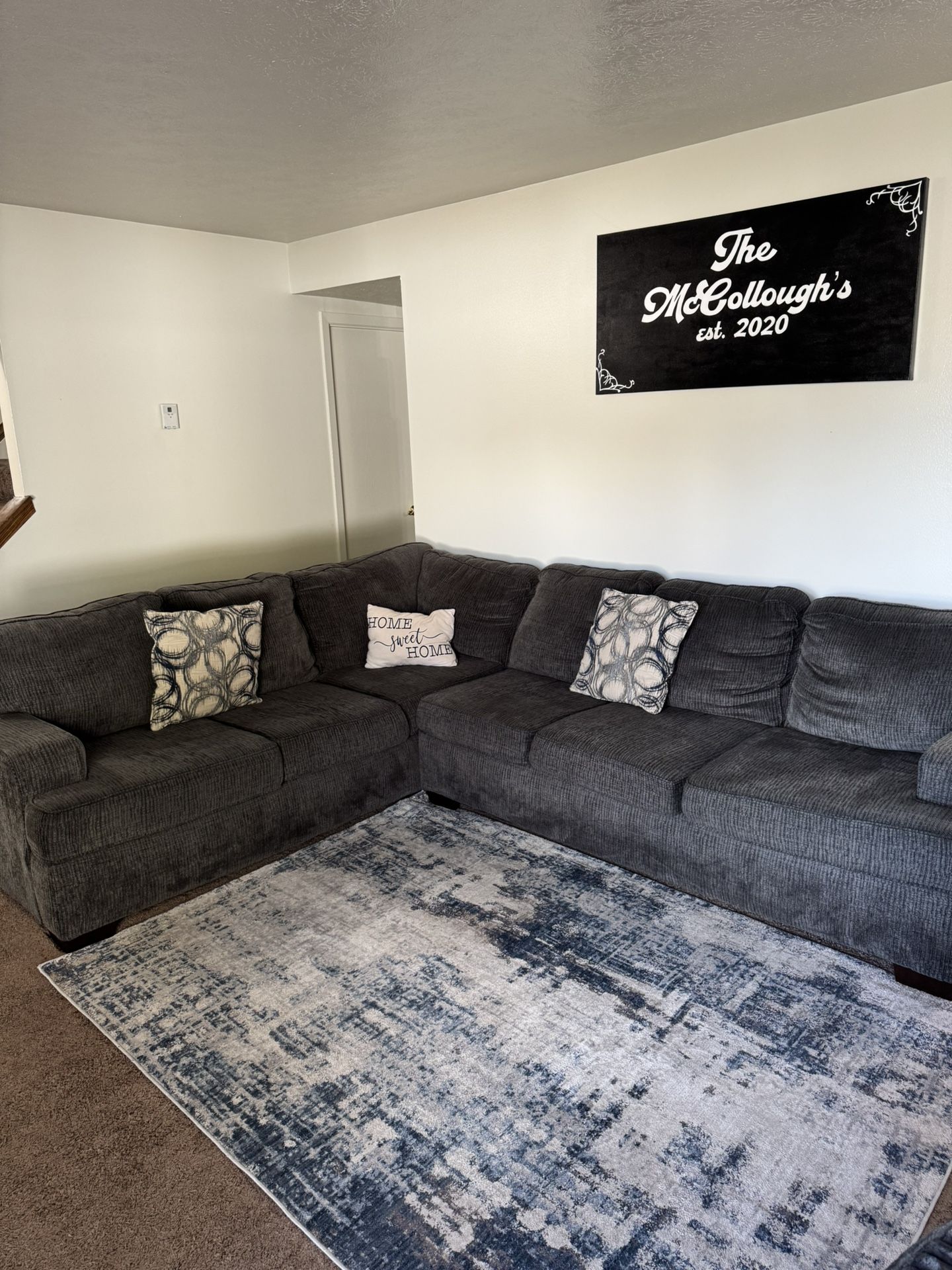 Gray Sectional Couch 