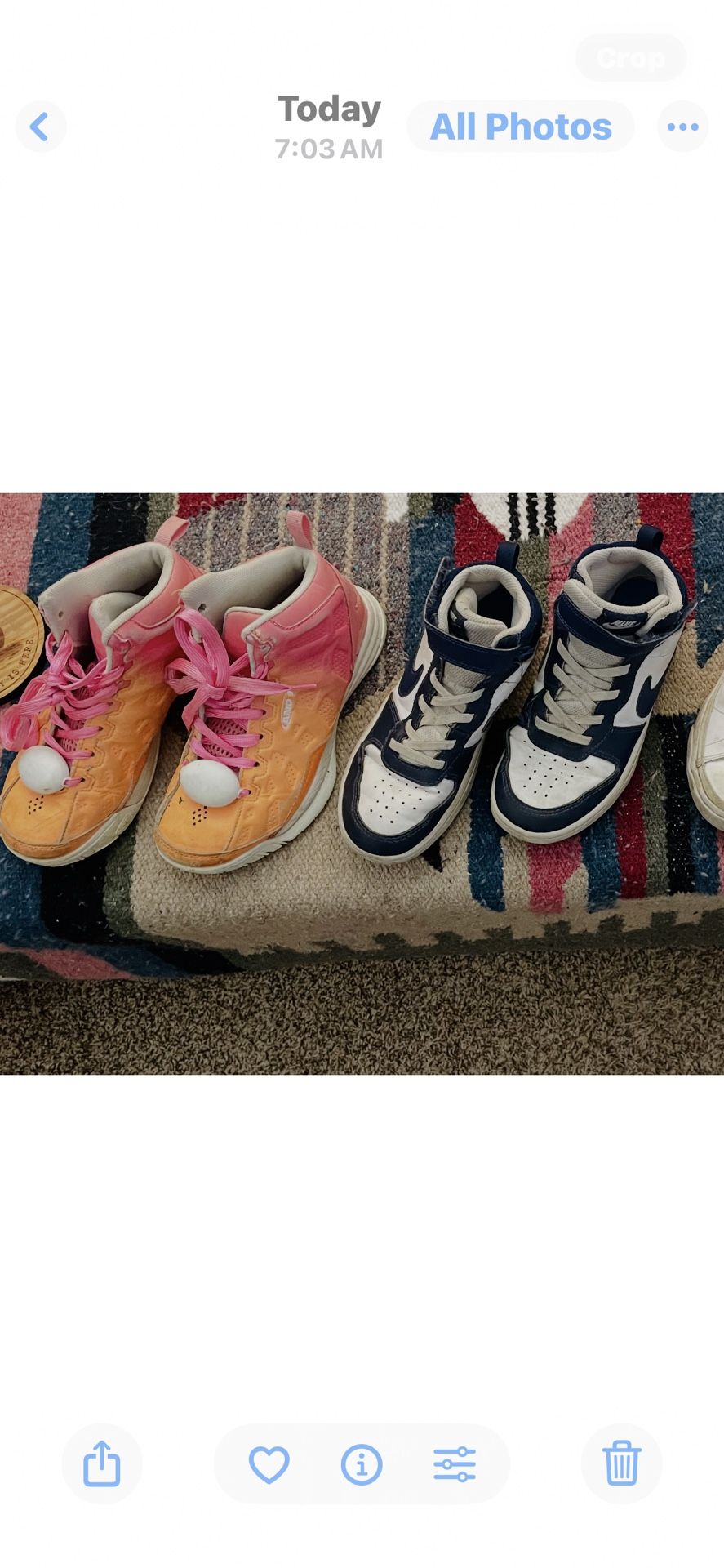 Girls Shoes 4 Pairs Size 1 &2